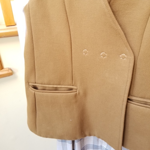 Unique Deisgn Dixie Olive Green Wide Shoulder Vest Size M - Picture 7 of 11